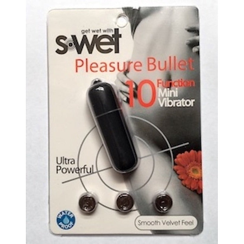 S-Wet Pleasure Vibrating Bullet Massager - Anal Beads and Balls