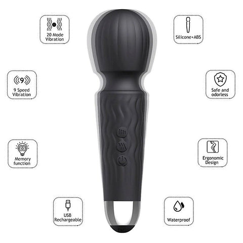 Janet Vibrating Pleasure Mini Wand by Winyi - Body Wands