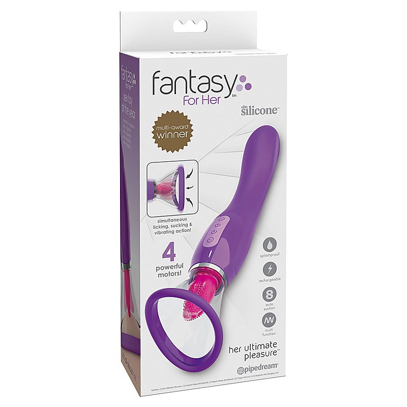 Her Ultimate Pleasure Oral Simulator By Pipedream - Clit Ticklers and Pulsators