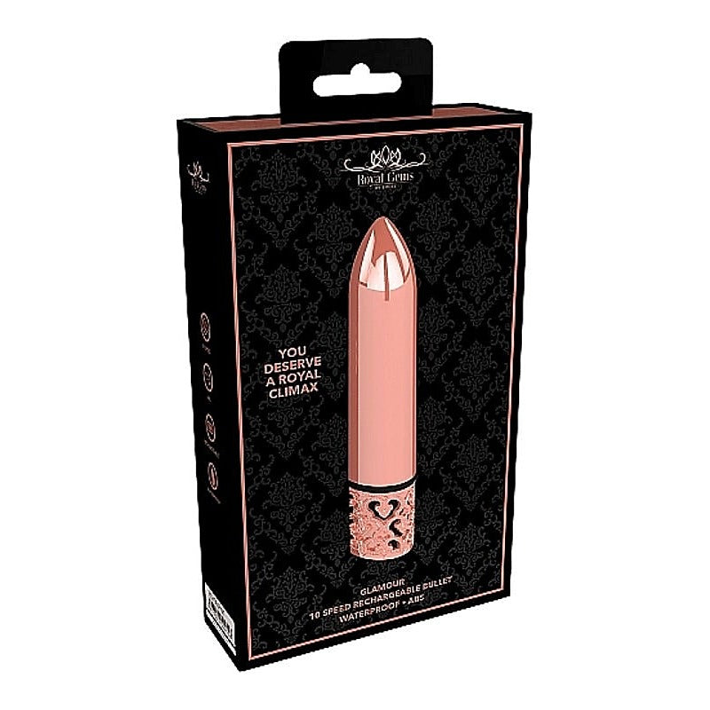 Glamour Rechargeable Abs Bullet Clitoral Stimulator - Clit Ticklers and Pulsators
