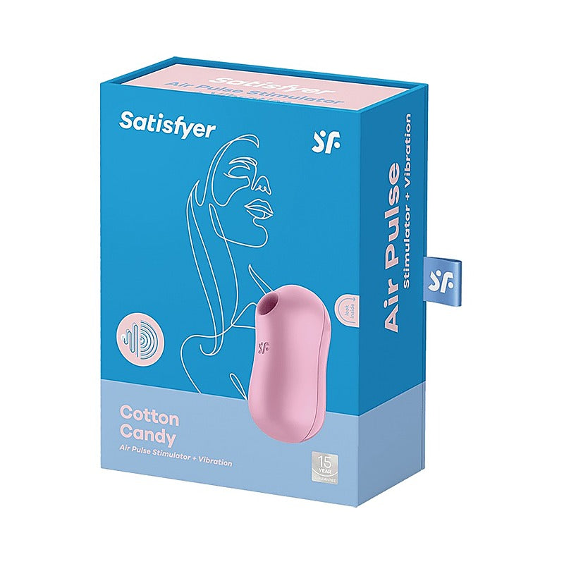 Cotton Candy Air Pulse Clitoral Massager By Satisfyer - Rabbit Vibrators