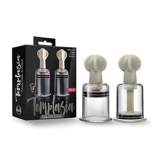 Temptasia Adjustable Pleasure Suckers - Heighten Your Senses - Nipple and Clit Clamps