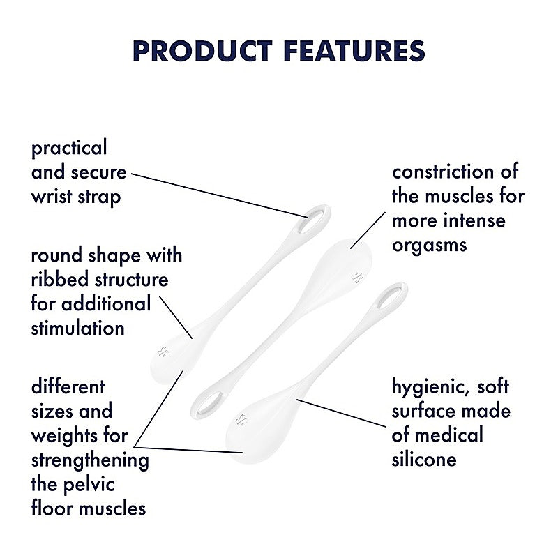 Yoni Power 1 Pelvic Floor Kegel Exerciser By Satisfyer - Luxury Sex Toys