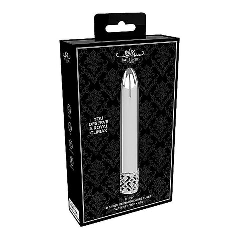 Shiny Rechargeable ABS Bullet by Shots Toys - Waterproof Vibrators