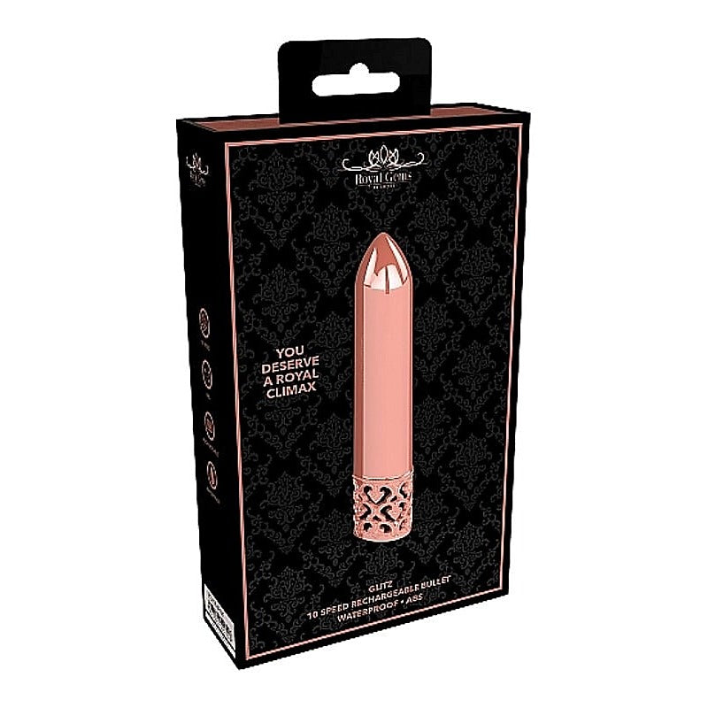 Glitz Rechargeable Abs Bullet By Shots Toys - Personal Massagers