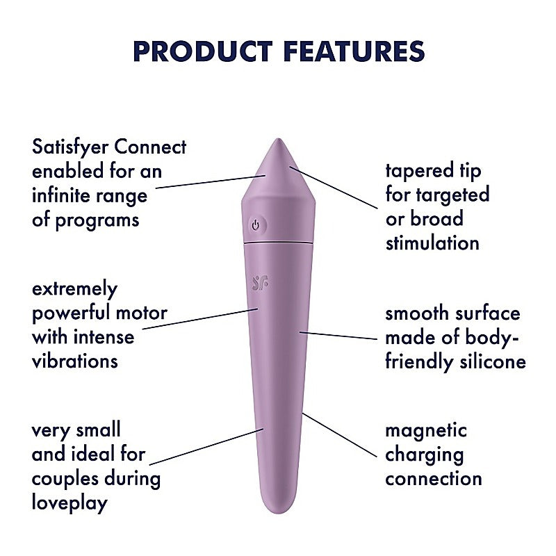 Ultra Power Bullet 8 App Controlled By Satisfyer - Bullet Vibrators