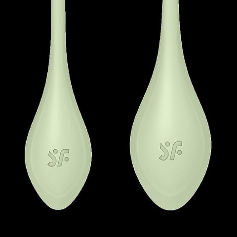 Yoni Power 2 Silicone Kegel Exerciser Balls By Satisfyer - Bullet Vibrators