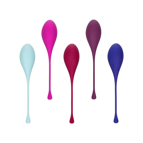 Kegel Training 5-Piece Set By California Exotics - Love Eggs and Kegel Exercisers