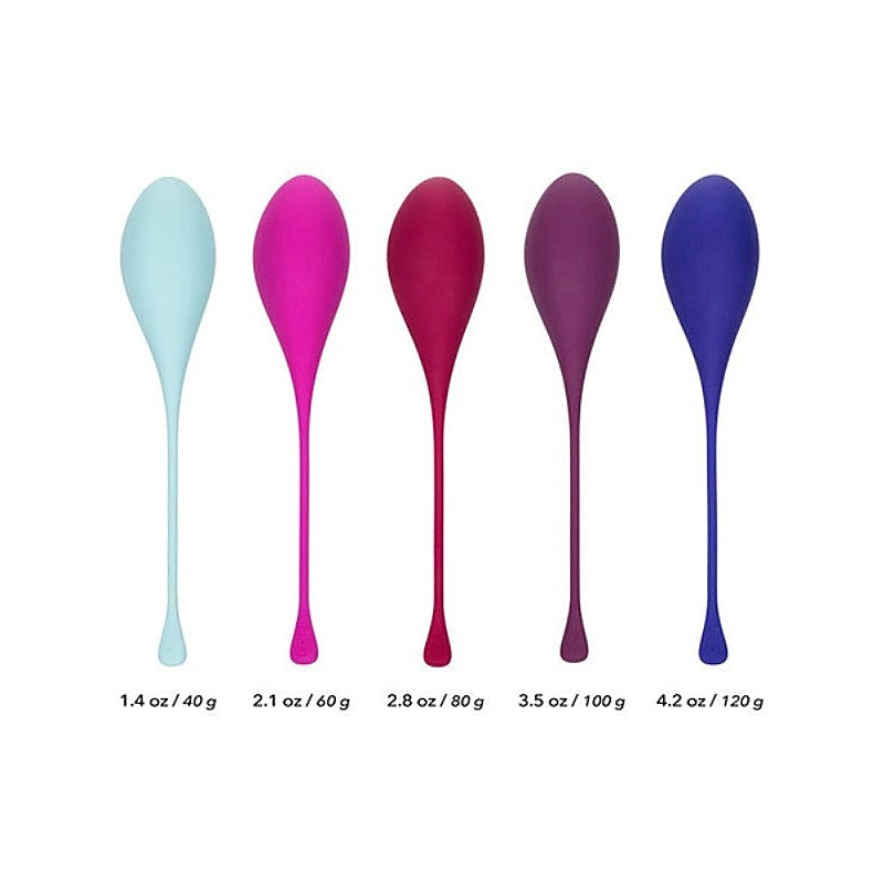 Kegel Training 5-Piece Set By California Exotics - Love Eggs and Kegel Exercisers