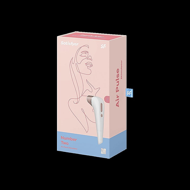Number Two Air Pulse Clitoral Vibrator By Satisfyer - Clit Ticklers and Pulsators