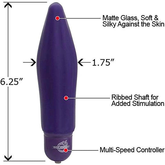 Doc Johnson Reflections ECSTASY Adult Glass Vibrator - Glass Sex Toys