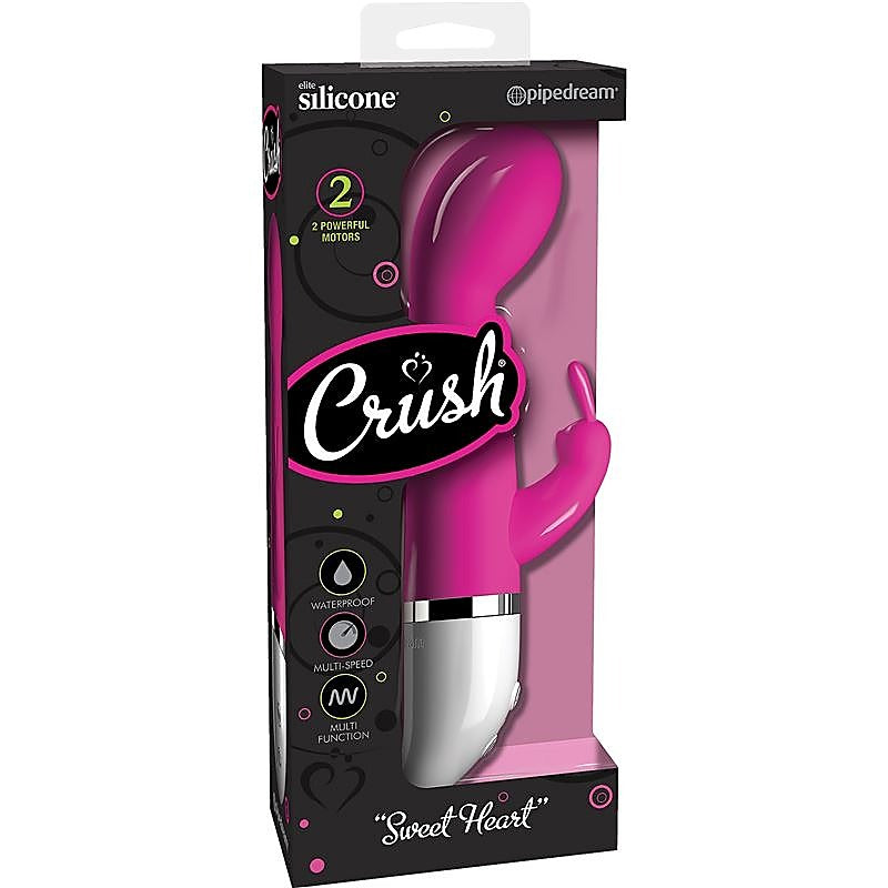 Crush Sweet Heart Multi-Function Rabbit Vibrator - Rabbit Vibrators