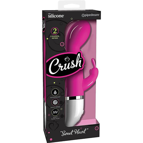 Crush Sweet Heart Multi-Function Rabbit Vibrator - Rabbit Vibrators