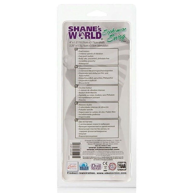 Shane's World Sophomore Swag In Purple - Rabbit Vibrators