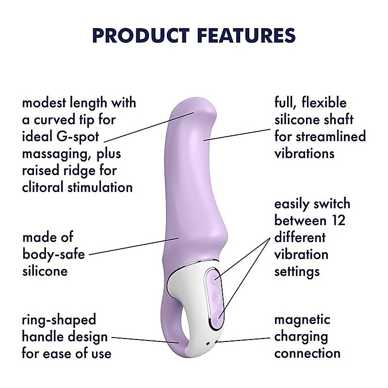 Charming Smile 12 Functions G Spot Vibrator By Satisfyer - G-Spot Vibrators