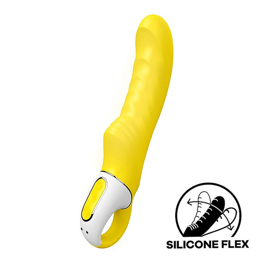 Satisfyer Yummy Sunshine 12 Functions Curved G Spot Massager - G-Spot Vibrators