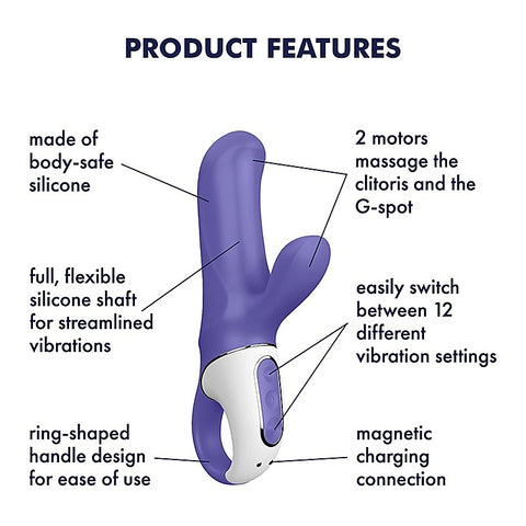 Magic Bunny Rabbit Vibrator By Satisfyer - Rabbit Vibrators