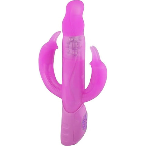 Bendable Rabbit Triple Vibrator by Seven Creations - Rabbit Vibrators