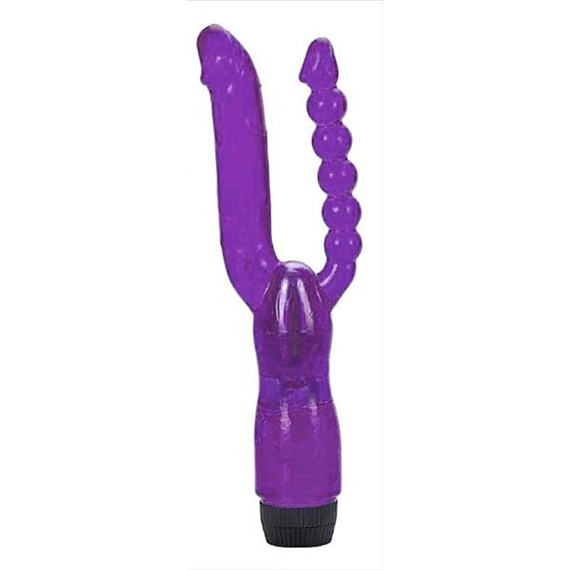 Xcel Double Penetrating Vibrator by Seven Creations - G-Spot Vibrators