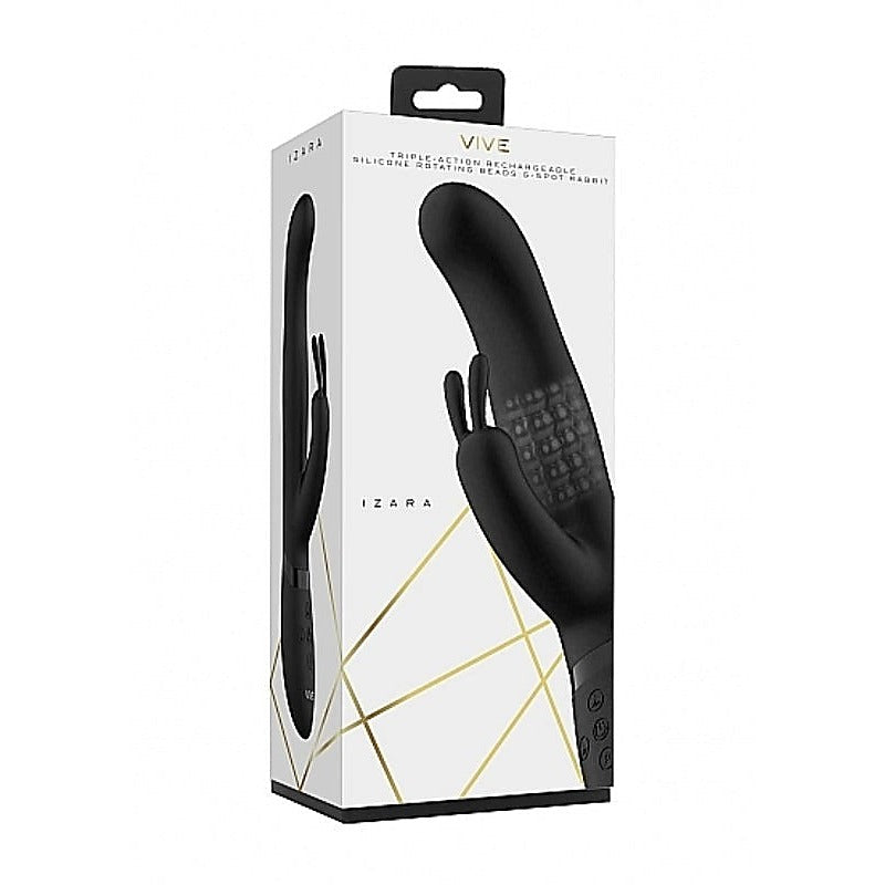 Vive Izara Rotating Beads Rabbit By Shots Toys - Rabbit Vibrators