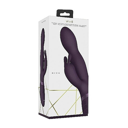 Vive Niva 360 Degrees Rabbit Vibrator - Ecstatic Sensations Await - Rabbit Vibrators