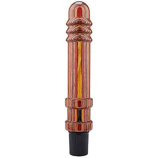 Treeze Multicolour Ribbed 8" Vibrator - Vibrating Dildos