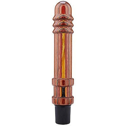 Treeze Multicolour Ribbed 8" Vibrator - Vibrating Dildos