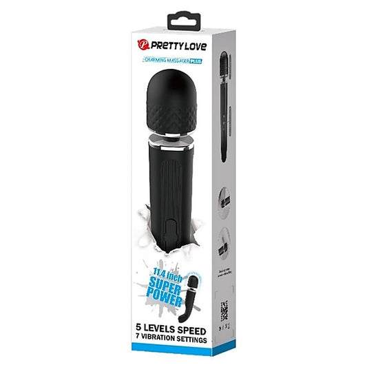 Rechargeable Massager Charming Massager Plus Black - Personal Massagers