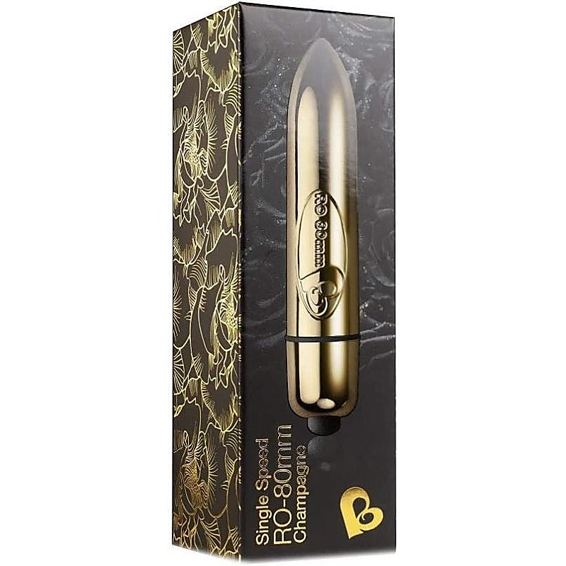 RO-80 Single Speed Champagne Gold - Bullet Vibrators