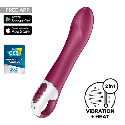 Satisfyer Big Heat App Connected Intense G Spot Massager - G-Spot Vibrators
