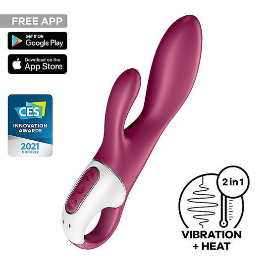 Satisfyer Heated Affair App Connected G Spot Rabbit Vibrator - Rabbit Vibrators