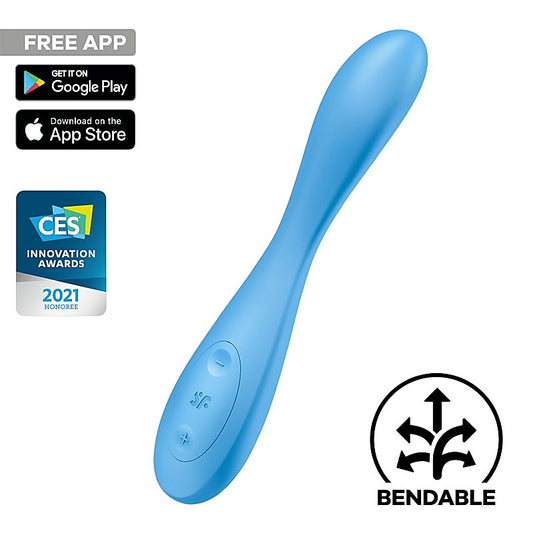 Satisfyer G Spot Flex 4 App Controlled Adult Vibrator - Remote Control Vibrators