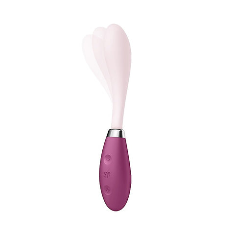 Flex 3 Bendable Silicone G Spot Vibrator By Satisfyer - Clit Ticklers and Pulsators