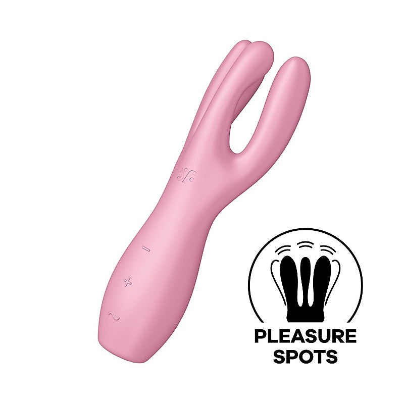Threesome 3 Layon 3 Motors by Satisfyer - Clit Ticklers and Pulsators