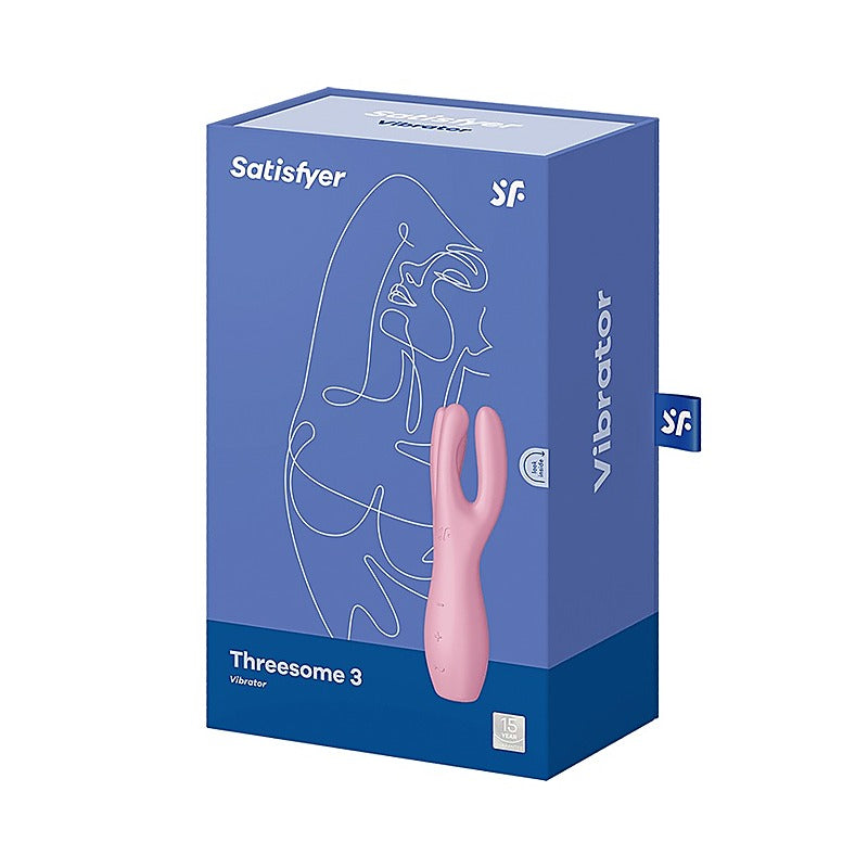 Threesome 3 Layon 3 Motors by Satisfyer - Clit Ticklers and Pulsators