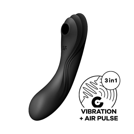 Satisfyer Curvy Trinity 4 Air Pulse Vibrating G Spot Massager - G-Spot Vibrators