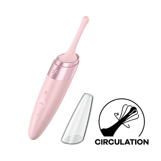 Satisfyer Twirling Delight 40 Functions Clitoral Massager - Remote Control Vibrators