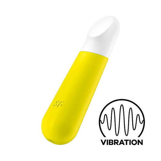 Satisfyer Ultra Power 12 Functions Bullet Vibrator 4 Yellow - Bullet Vibrators