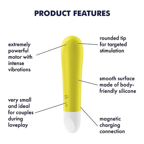 Ultra Power Bullet 1 Waterproof By Satisfyer - Remote Control Vibrators