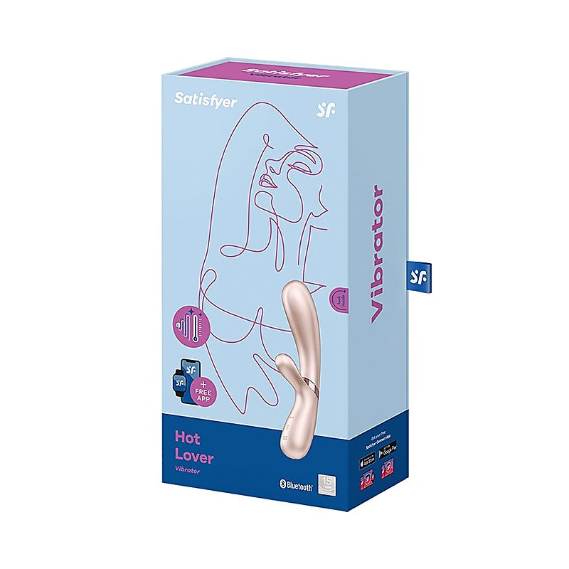 Hot Lover Rabbit Clitoral And G Spot Massager By Satisfyer - Finger and Tongue Vibrators