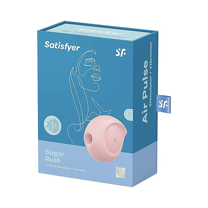 Sugar Rush Sensual Air Pulse Clitoral Massager By Satisfyer - Clit Ticklers and Pulsators