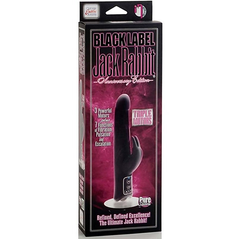 CalExotics Black Label Jack Rabbit Anniversary Edition - Rabbit Vibrators