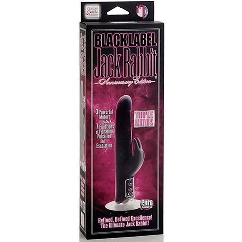 CalExotics Black Label Jack Rabbit Anniversary Edition - Rabbit Vibrators