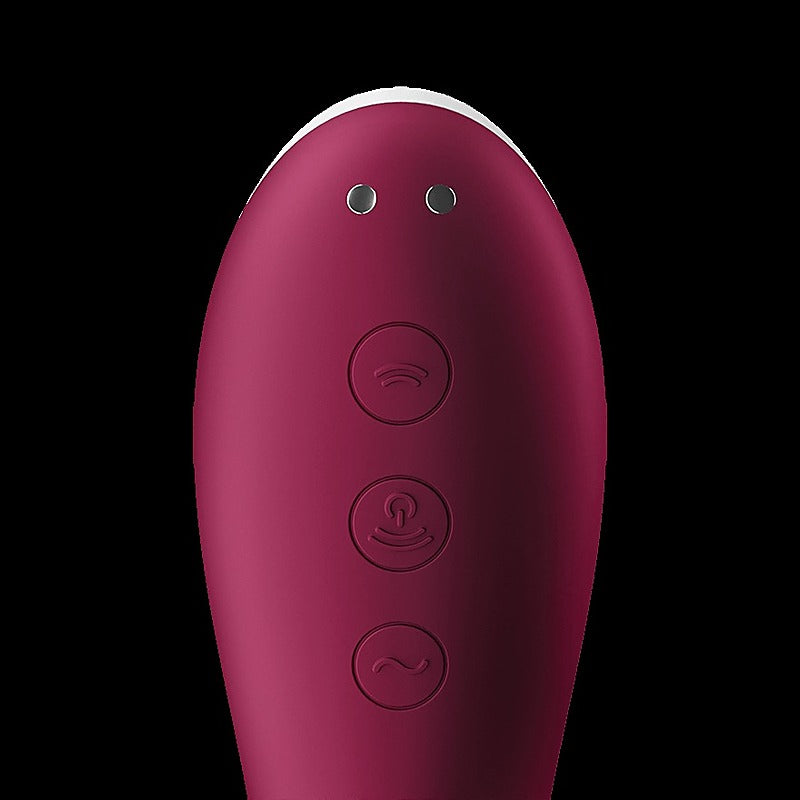 Dual Crush Air Pulse Clitoral And G Spot Vibrator - Clit Ticklers and Pulsators