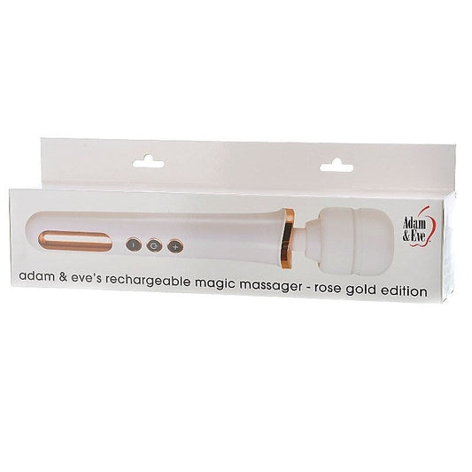 Adam & Eve Rechargeable Magic Massager Rose Gold - Personal Massagers