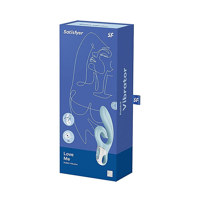 Love Me 24 Functions Silicone Rabbit Vibrator By Satisfyer - Rabbit Vibrators