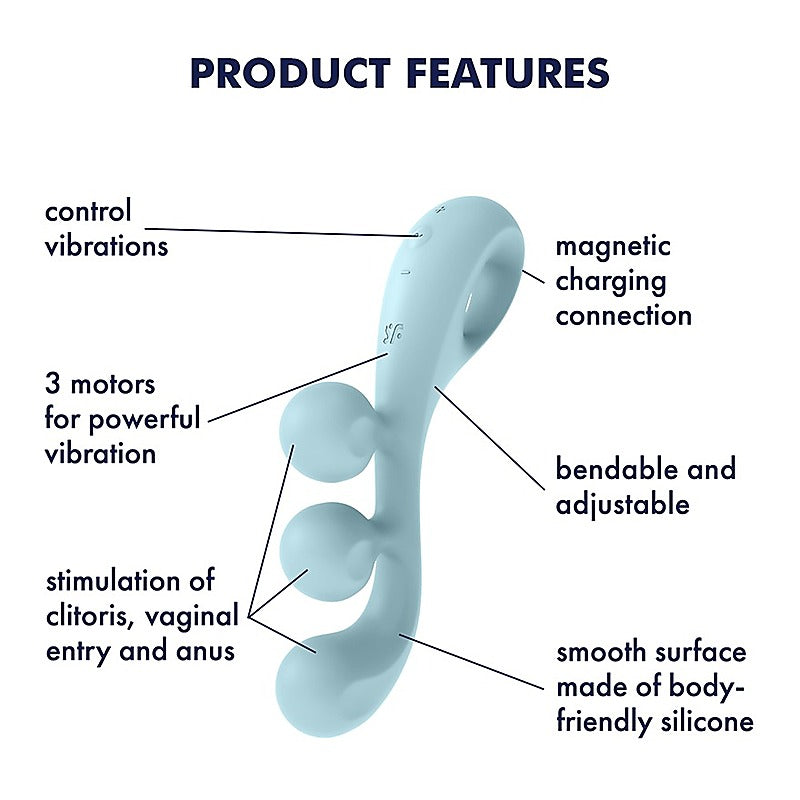Tri Ball 2 Multi Functions Personal Massager By Satisfyer - Rabbit Vibrators