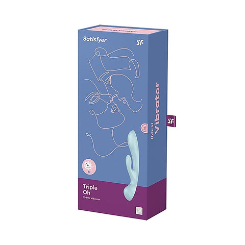 Triple Oh Massager And Rabbit Vibrator By Satisfyer - Personal Massagers