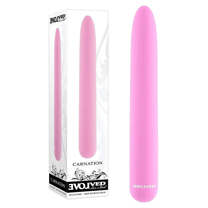 Evolved Carnation Slimline Vibe - Bullet Vibrators