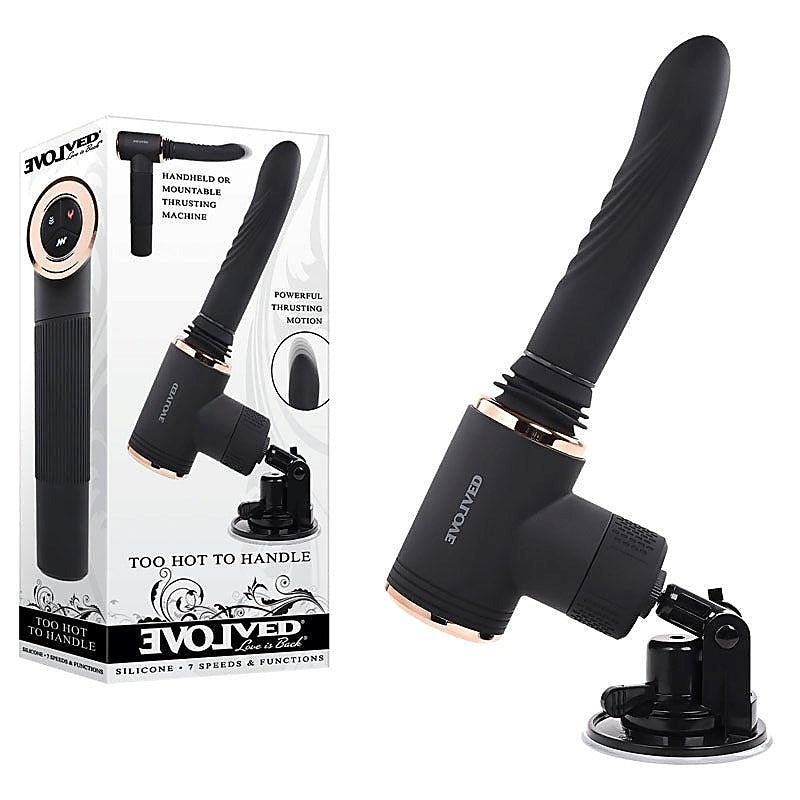 Evolved TOO HOT TO HANDLE Thruster - Rechargeable Pleasure Enhancer - G-Spot Vibrators